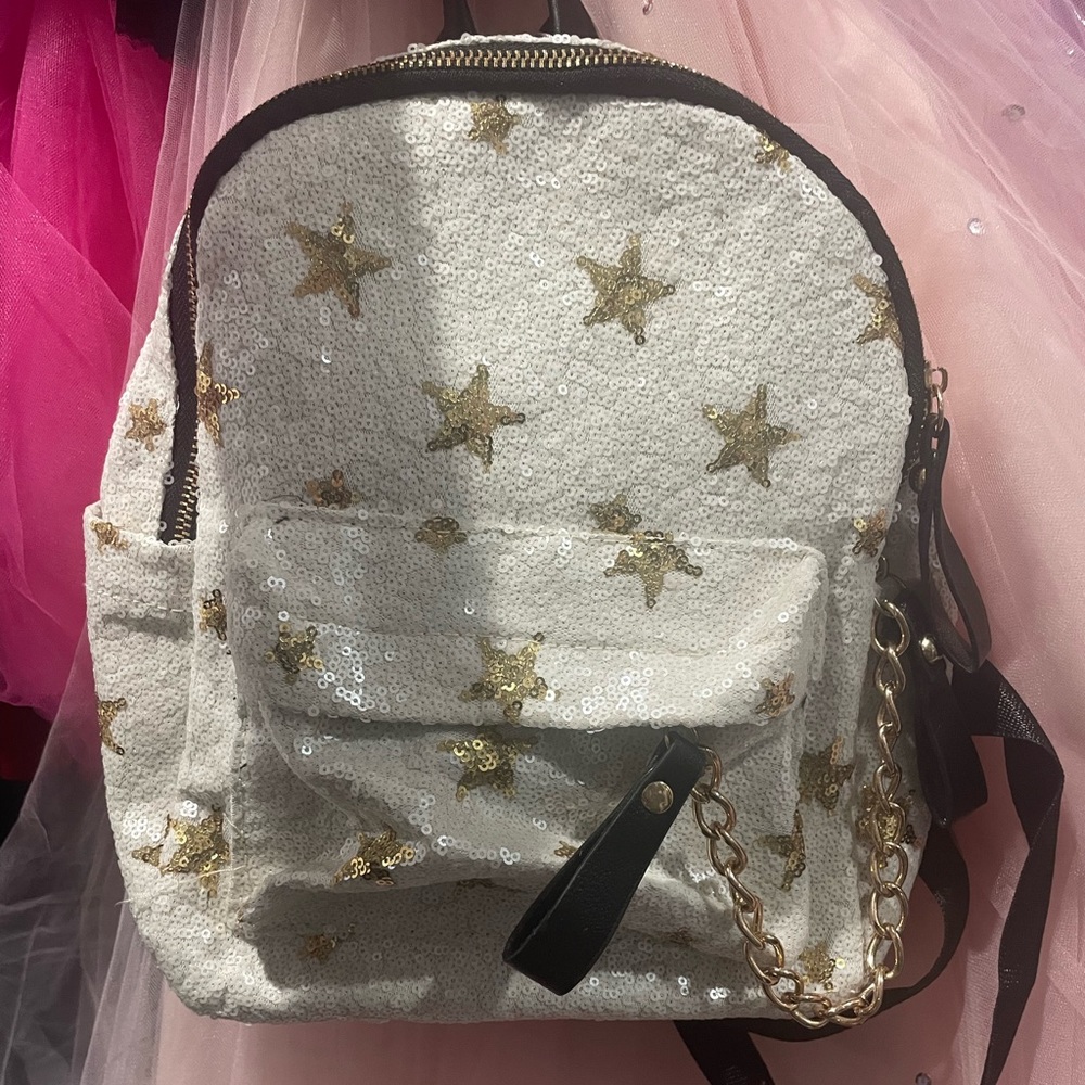 Star sequin mini backpack